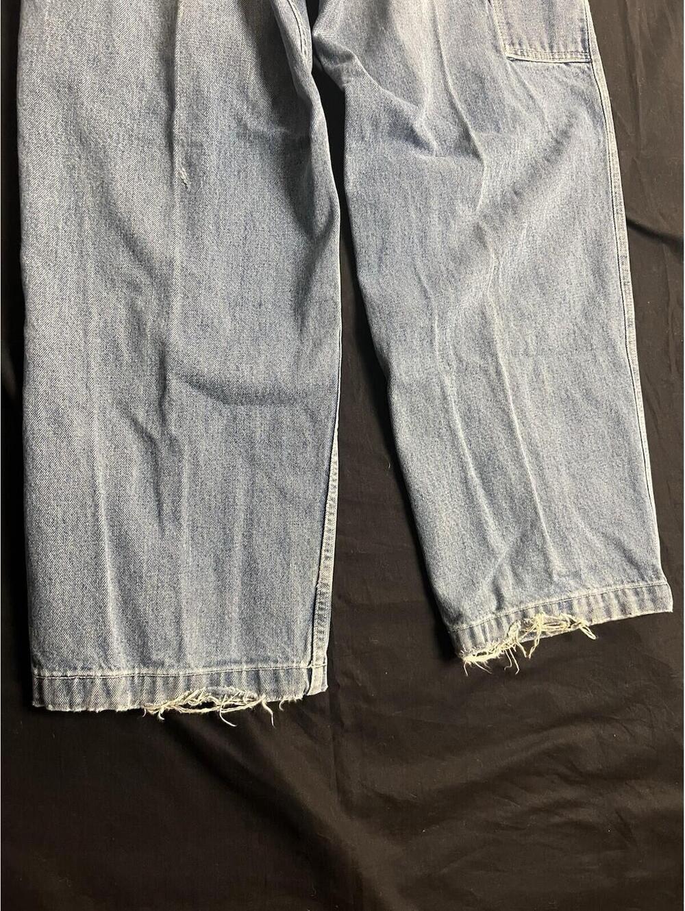 VTG Y2K Abercrombie & Fitch Men’s 32R Carpenter Jeans Wide Leg Baggy 30x30 - Picture 15 of 15
